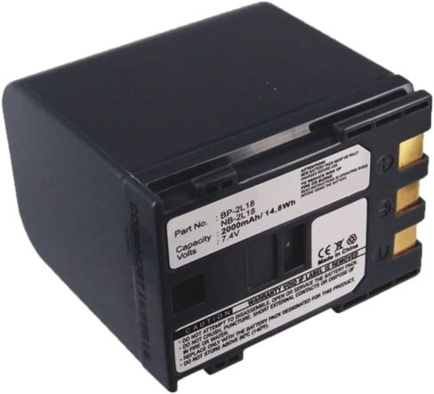 Synergy Digital Camera Battery, Compatible with Canon Optura 50 Digital Camera, (Li-ion, 7.4V, 2000mAh) Ultra High Capacity, Replacement for Canon BP-2L18 Battery in Saudi Arabia