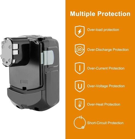 Shentec 18V 4.0Ah Ni-MH Battery Compatible with Hitachi EB1814S EB1814SL EB1812S EB1820 EB1820L DS18DVF3 EB1824L EB1830HL 322436 DS18DVF3 DS18DFL C18DL DV18DMR WR18DMR UB18DL WR18DL in Saudi Arabia