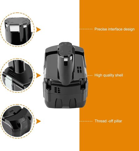 Shentec 18V 4.0Ah Ni-MH Battery Compatible with Hitachi EB1814S EB1814SL EB1812S EB1820 EB1820L DS18DVF3 EB1824L EB1830HL 322436 DS18DVF3 DS18DFL C18DL DV18DMR WR18DMR UB18DL WR18DL in Saudi Arabia
