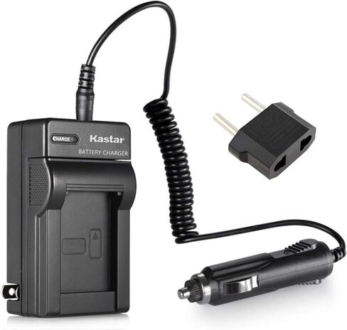 Kastar Digital Camera Battery Charger with Car and EU Adapter Replacement for Nikon EN-EL15 EN-EL15a MH-25 and Nikon D7000 D7100 D7200 D7500 1 V1 D500 D600 D610 D750 D800 D800E D810 D810A D850 in Kuwait