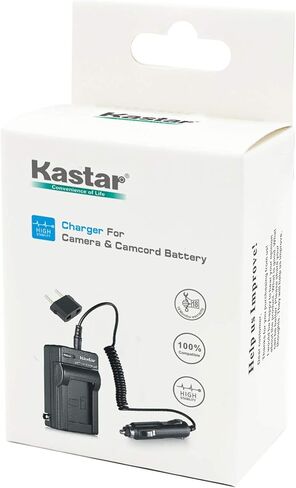 Kastar Digital Camera Battery Charger with Car and EU Adapter Replacement for Nikon EN-EL15 EN-EL15a MH-25 and Nikon D7000 D7100 D7200 D7500 1 V1 D500 D600 D610 D750 D800 D800E D810 D810A D850 in Kuwait