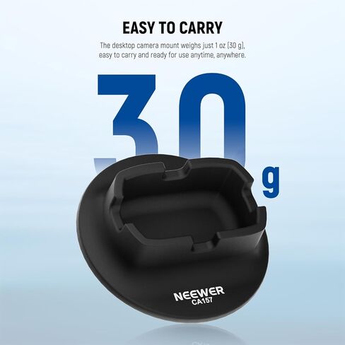 NEEWER Silicone Stand Base Compatible with Insta360 x5, Nonslip Stable Anti Scratch Desktop Camera Mount Support Stablizer Adapter for Vlogging Filming Video Recording Action Camera Accessories, AC036 in Saudi Arabia