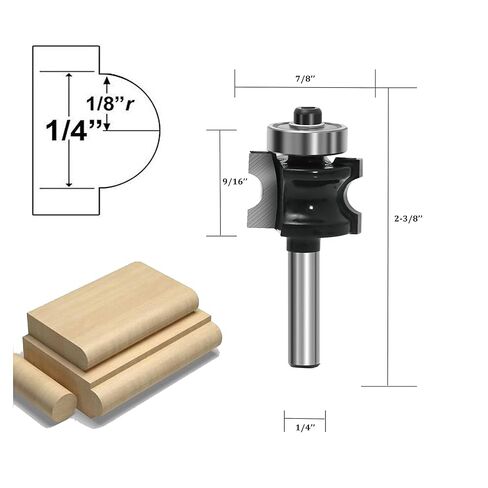 LEATBUY Router Bit Set 1/4 Inch Shank, Matched Router Bits Miter Tongue Groove Set, Wood Milling Cutter Drilling Carbide Tool for Door Table Cabinet Shelve Wall DIY Woodwork(Square) in Kuwait