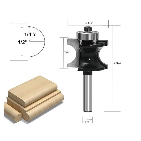 LEATBUY Router Bit Set 1/4 Inch Shank, Matched Router Bits Miter Tongue Groove Set, Wood Milling Cutter Drilling Carbide Tool for Door Table Cabinet Shelve Wall DIY Woodwork(Square) in Kuwait