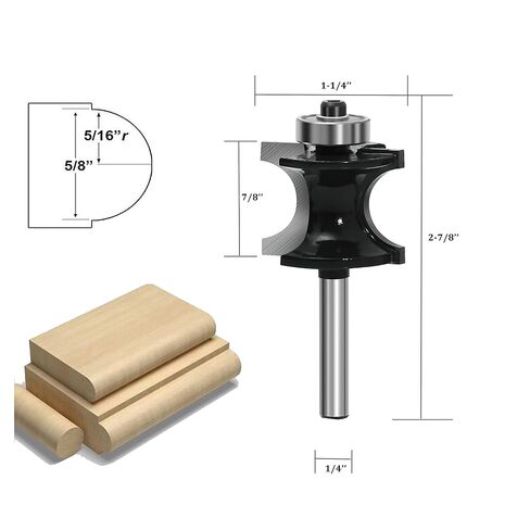 LEATBUY Router Bit Set 1/4 Inch Shank, Matched Router Bits Miter Tongue Groove Set, Wood Milling Cutter Drilling Carbide Tool for Door Table Cabinet Shelve Wall DIY Woodwork(Square) in Kuwait