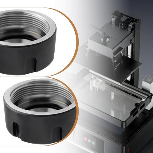 3x ER32UM Collet Clamping Nuts 40 Brand Fasteners Prcatica Metal Collet Nut for Milling Engraving Machine Chuck Holder Lathe in Saudi Arabia