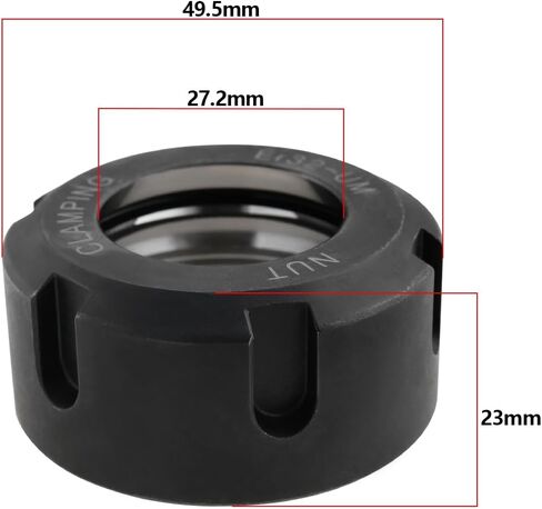 3x ER32UM Collet Clamping Nuts 40 Brand Fasteners Prcatica Metal Collet Nut for Milling Engraving Machine Chuck Holder Lathe in Saudi Arabia