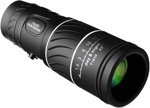 Uonlytech High Resolution Night Vision Monocular Telescope for Outdoor Camping Hiking Fishing Portable Lightweight Black Practical Scope for Adults in Saudi Arabia