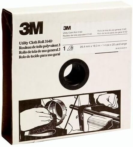 3M Company 3M-19779 لفة قماش متعددة الأغراض 314d، وزن 1 × 20 ياردة P180 J in Saudi Arabia