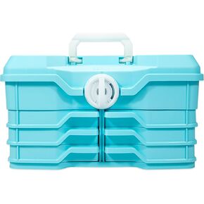 Best Kept | Portable Carrying Case | Diaper Caddy Organizer | Plastic | Portable Storage Box | Baby Shower For Girl | Newborn Essentials Must Haves | Baby Pink in Saudi Arabia