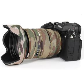 CHASING BIRDS Lens Camouflage Waterproof Coat for Sony FE 24-70mm F2.8 GM Rainproof Lens Protective Cover (Electric White,GM Version I) in Saudi Arabia