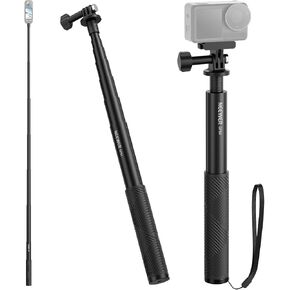 طقم قضيب تمديد NEEWER متوافق مع DJI OSMO Action 5 Pro 4 3 GoPro Insta360 AKASO، عصا سيلفي غير مرئية مقاس 27.8 بوصة، محول كاميرا الحركة وحامل مغناطيسي سريع الفك لتسجيل الفيديو، GP-86 in Kuwait