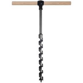 Manual Hand Drill and Hand Wood Auger for Wood Camping Shelter Building, Multipurpose Manual Survival Drill Bit with A Wooden Stick Hand Auger Woodworking Hole Saw Bit to Fix The ​Tent Nails (Color : in Saudi Arabia