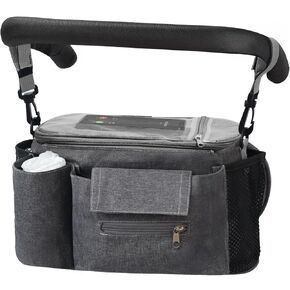 Universal Stroller Organizer with Clear Touch-Friendly Phone Compartment – Multi-Pocket Caddy with Adjustable Strap – Fits Most Strollers, Great for Moms On-the-Go in Saudi Arabia