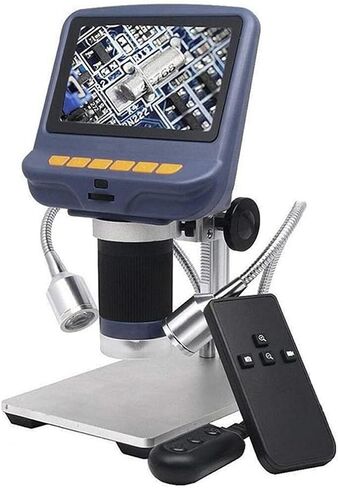 220X Desktop Electronic Digital Stereo Microscope for Soldering Repairing with 4.3-inch HD Screen LED Light in Saudi Arabia