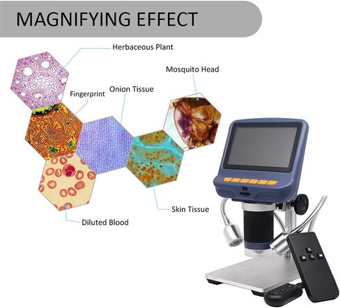220X Desktop Electronic Digital Stereo Microscope for Soldering Repairing with 4.3-inch HD Screen LED Light in Saudi Arabia