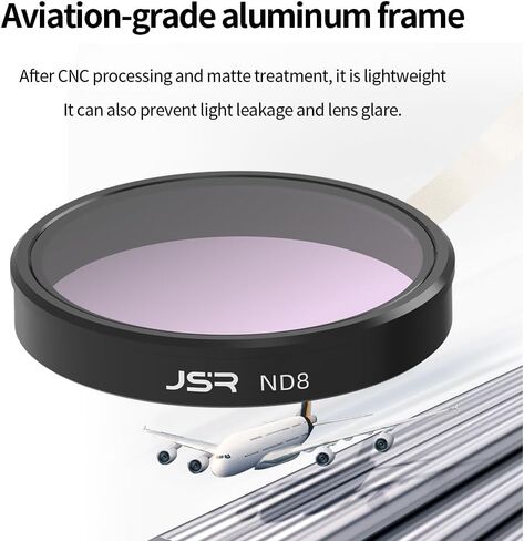 مرشح عدسة كاميرا زجاجي بصري عالي الدقة لـ DJI Osmo Nano UV CPL واقي مستقطب ND8 ND16 ND32 ND64 /Black Mist 1/4 /Night/Star Filters Accessories (8in1(UV CPL Star Night ND8/16/32/64)) in Saudi Arabia