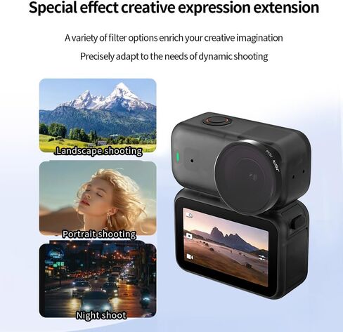 مرشح عدسة كاميرا زجاجي بصري عالي الدقة لـ DJI Osmo Nano UV CPL واقي مستقطب ND8 ND16 ND32 ND64 /Black Mist 1/4 /Night/Star Filters Accessories (8in1(UV CPL Star Night ND8/16/32/64)) in Saudi Arabia