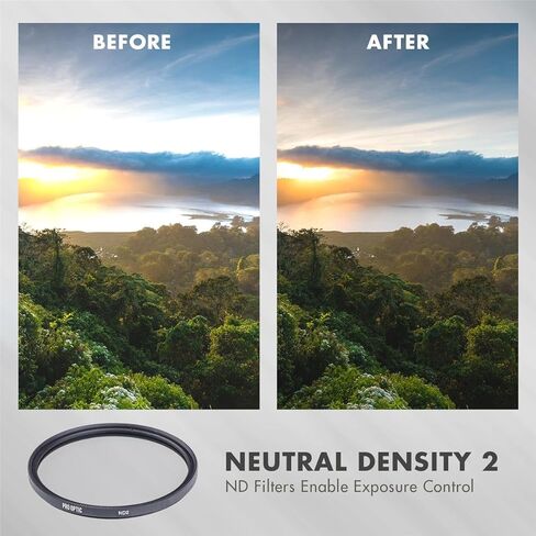 ProOptic 82mm Digital Essentials Filter Kit, with Ultra Violet (UV), Circular Polarizer and Neutral Density 2 (ND2) Filters, with Pouch in Kuwait
