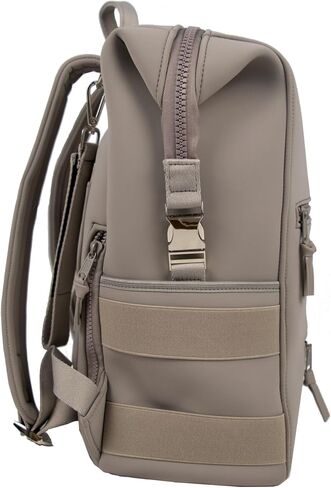NO.VII Diaper Bag Backpack with Changing Pad, Stroller Straps, Insulated Bottle Pouch, Luggage Sleeve, Neoprene in Saudi Arabia