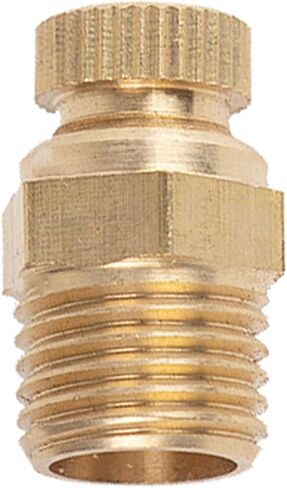 2PCS Solid Brass Air Compressor Tank Drain Valve 1/4 Inch NPT Brass Tank Drain Plug Replacement Part Air Tank Valve Knurled End Drain Valve with Thumb Screw Handle in Saudi Arabia