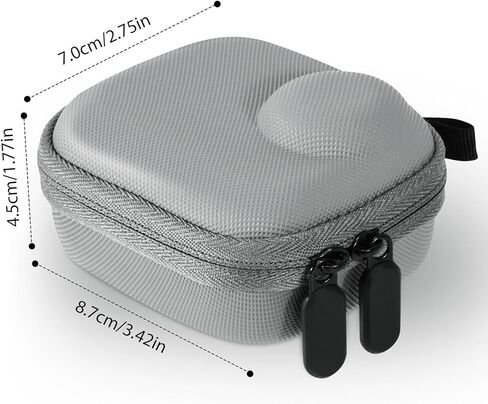 GOWENIC Hard Shell Camera Case, Compact PU Storage Box for DSLR Mirrorless Cameras with Tripod Mount, Easy One Hand Design, Fits Backpack Messenger Bag, 8.7 x 7 x 4.5cm in Saudi Arabia
