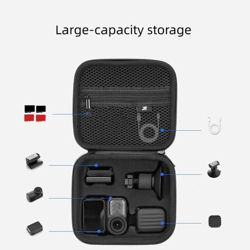 حقيبة حمل أنيقة ذات سعة كبيرة لملحقات كاميرا DJI OSMO نانو حقيبة تخزين من البولي يوريثان مع ملمس مريح لليد in Kuwait