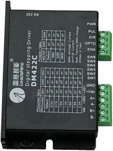 DM422 DM422S DM422C DM432C DM432S محرك متدرج رقمي سائق 2-Phase Max 40 VDC / 2.2A لـ 17 23 34 (DM422S) in Kuwait