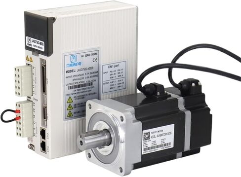 750 واط 3000 دورة في الدقيقة 2.39 نيوتن متر 80 مم AC220V محرك سيرفو أطقم JASD7502-M20B + 80JASM07230K-M23B-T مع كابل in Saudi Arabia