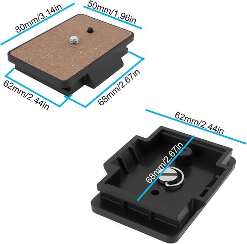 Create idea Quick Release Plate Compatible with Velbon PH-368 CX-686 C600 D-600 VCT-870RM Tripods in Saudi Arabia