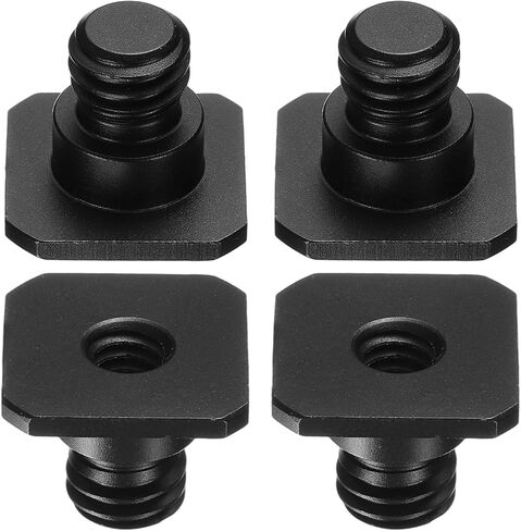 PATIKIL Hot Shoe Adapter 3/8" Male to 1/4" Female, 4 Pcs Hot Shoe Mount Adapter Camera Mount Screw Camera Video Light Converter for Microphone Holder Accessories 0.59x0.71x0.71 Inch in Saudi Arabia