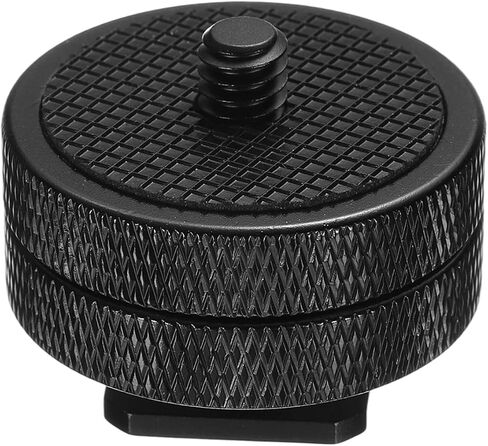 PATIKIL Hot Shoe Adapter 1/4" Male, 1 Pcs Hot Shoe Mount Adapter Camera Mount Screw Camera Video Light Converter for Microphone Holder Accessories 1.06x1.3x1.3 Inch in Saudi Arabia