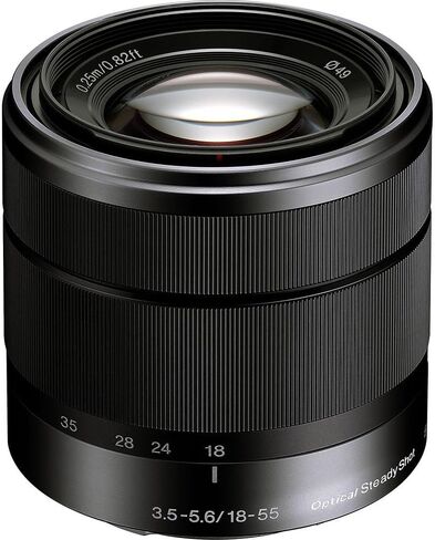Sony Alpha SEL1855 E-mount 18-55mm F3.5-5.6 OSS Lens (Black) (Renewed) in Saudi Arabia