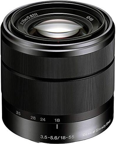 Sony Alpha SEL1855 E-mount 18-55mm F3.5-5.6 OSS Lens (Black) (Renewed) in Saudi Arabia