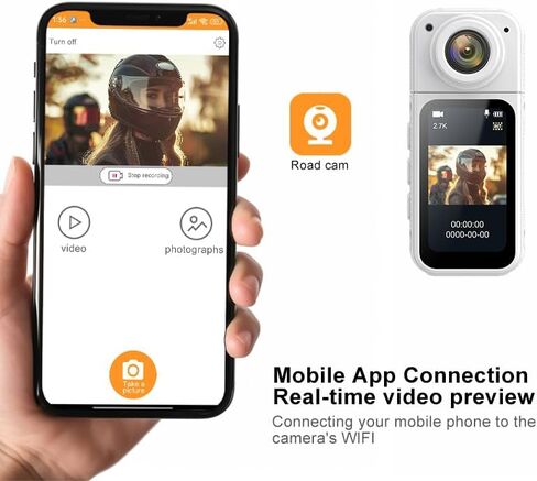 كاميرات فيديو مثبتة على الجسم 2.7K، كاميرا تسجيل فيديو محمولة بتقنية WiFi، بطاقة 64 جيجابايت متضمنة، حجم الإبهام، كاميرا فيديو للإصدار الليلي، كاميرا حركة صغيرة للسفر، الرياضة، سجلات العمل، التسجيل السري، in Kuwait