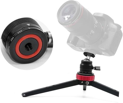 jojofuny Rotatable Ball Head Hot Shoe Adapter Mount Tripod Accessory for Camera and Microphone with Construction Easy Installation Compatibility for Photography and Video Recording in Saudi Arabia