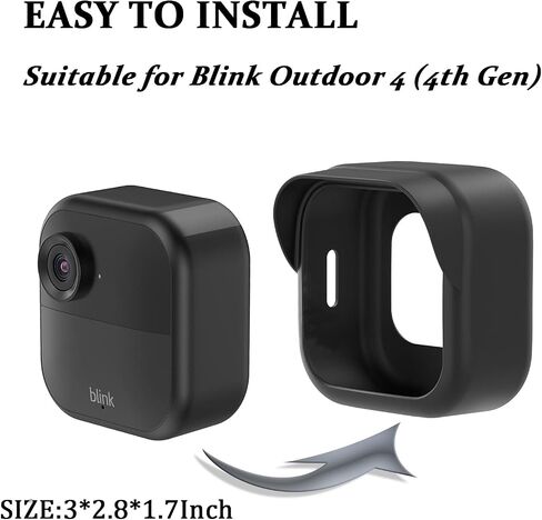 1PC Silicone Case Cover for All-New Blink Outdoor 4 (4th Gen),and 1PC Outlet Wall Mount for All-New Blink Sync Module Core in Saudi Arabia