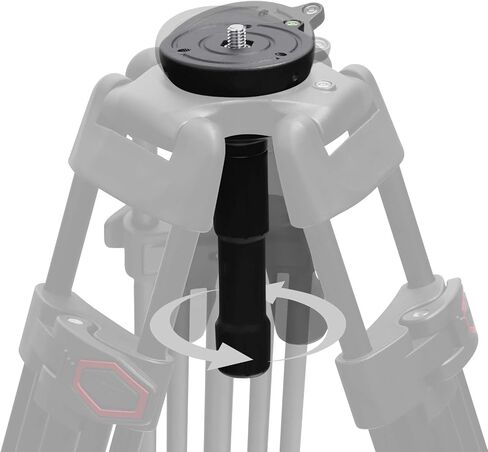 75mm Bowl Adapter with Half Ball Mount, 3/8-inch Screws, Tripod Fluid Head Converter (Shorter) in Saudi Arabia