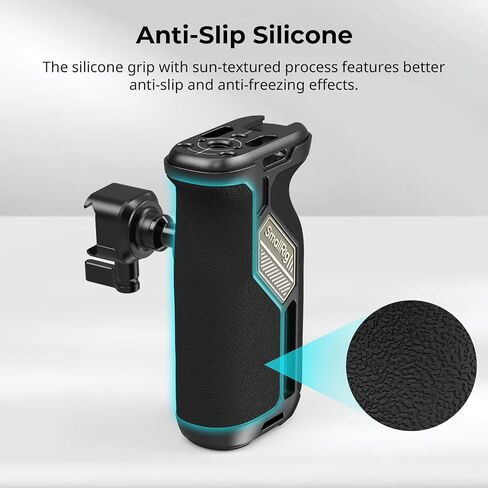 SMALLRIG Full Camera Cage for Sony A7R V/A7 IV/A7S III/A1/A7R IV with Push-Button Rotating NATO Side Handle, 360 Rotatable, Black in Saudi Arabia