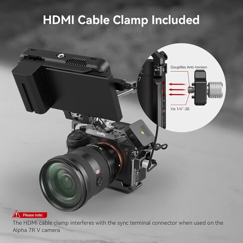 SmallRig A7R V / A7 IV / A7S III قفص وقفص لـ AirTag in Saudi Arabia