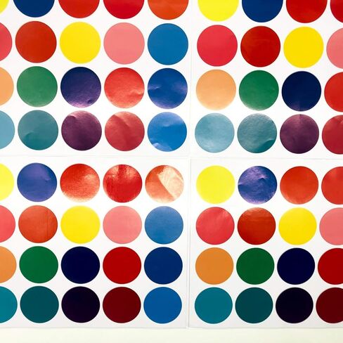 Polka Dots Wall Decals（80 Dots） Colorful Round Dot Confetti Wall Stickers Rainbow Colors Circles Removable Vinyl Wall Decor for Bedroom Living Room Playroom Nursery in Saudi Arabia