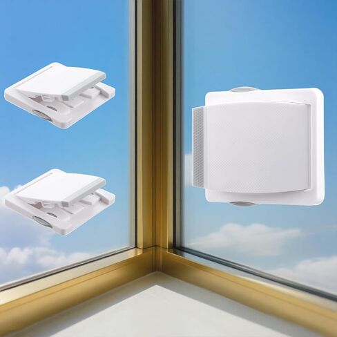 قطعتان من قفل الباب المنزلق، قفل أمان للأطفال للأبواب الزجاجية المنزلقة وأقفال أمان النوافذ، سهلة التركيب، أقفال أبواب الأمان للأبواب الزجاجية والنوافذ والخزائن in Kuwait