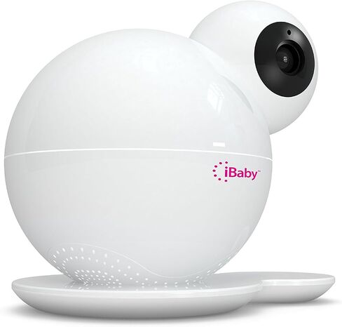 iBaby Monitor M6S، نظام ذكي للعناية بالطفل مزود بتقنية Wifi، مجموعة كاميرا لاسلكية لسلامة الأطفال بدقة 1080 بكسل مع مكبرات صوت Wi-Fi، رؤية ليلية، مقلاة 360 درجة وإمالة 110 درجة in Kuwait