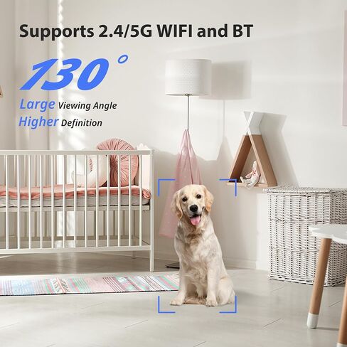 BoyKeep 1080P Home Camera with Phone App, 5G WiFi, Night Vision, Two-Way Audio, Motion Detection, Cloud & Memory Card Storage, K11, 1PC in Saudi Arabia