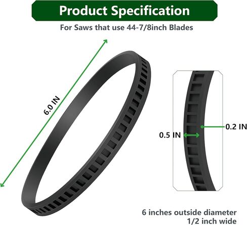 2 Pack 650-721- 00 Bandsaw Rubber Tires Replacement for DeWalt DWM120/DCS374/DW328K/D28770 - Fits Portaband 6230, 6232-20 & More (514002079, A02807) - Rubber Wheel Kit in Saudi Arabia