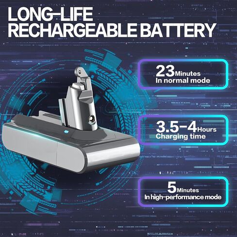 FFTSSLB V6 Replacement Battery, V6 SV03 SV04 SV05 SV06 SV07 SV09 DC58 DC59 DC61 DC62 DC72 DC74, V6 Animal V6 Absolute V6 Motorhead V6 Slim 6.0Ah 21.6V V6 in Saudi Arabia