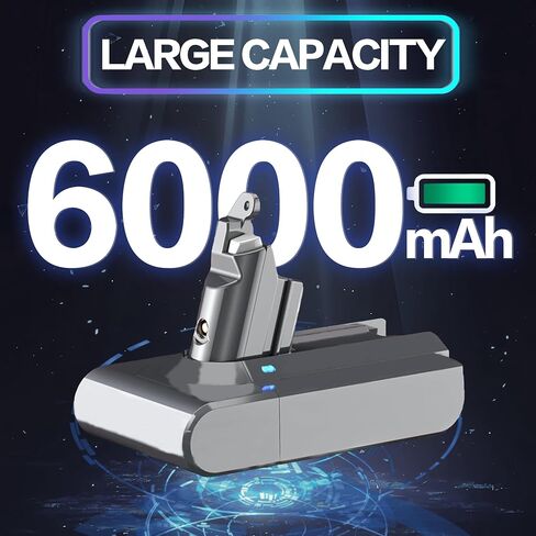 FFTSSLB V6 Replacement Battery, V6 SV03 SV04 SV05 SV06 SV07 SV09 DC58 DC59 DC61 DC62 DC72 DC74, V6 Animal V6 Absolute V6 Motorhead V6 Slim 6.0Ah 21.6V V6 in Saudi Arabia