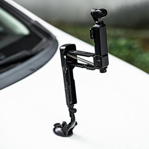 Gugxiom for Osmo 3 مثبت محمول، حامل مقبض تخميد قابل للتعديل مع حذاء بارد، خيط 1/4 بوصة، مقبض تخزين ممتص للصدمات على شكل Z لملحقات Osmo 3 in Saudi Arabia