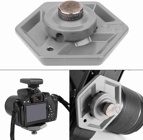 Greensen Hexagonal Arrow Storage Case Plate 030-14, 1/4 Screw, Standard Plate for RC0 System, Compatible with 3038 3039 3047 3055 3055S 3063 in Kuwait