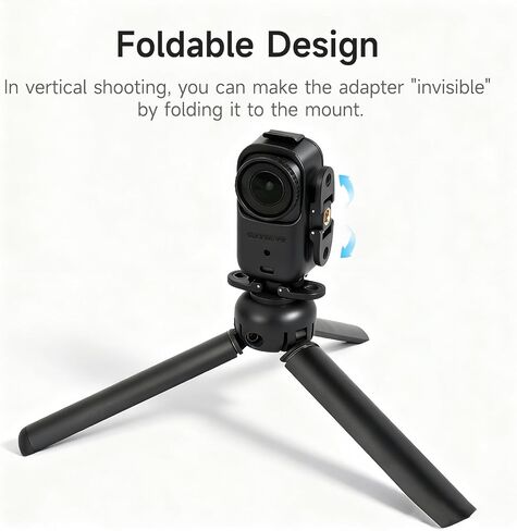 Vertical & Horizontal Action Mount Bracket Frame for DJI Osmo Nano, Expansion Adapter to Connect Other Camera Accessories in Saudi Arabia